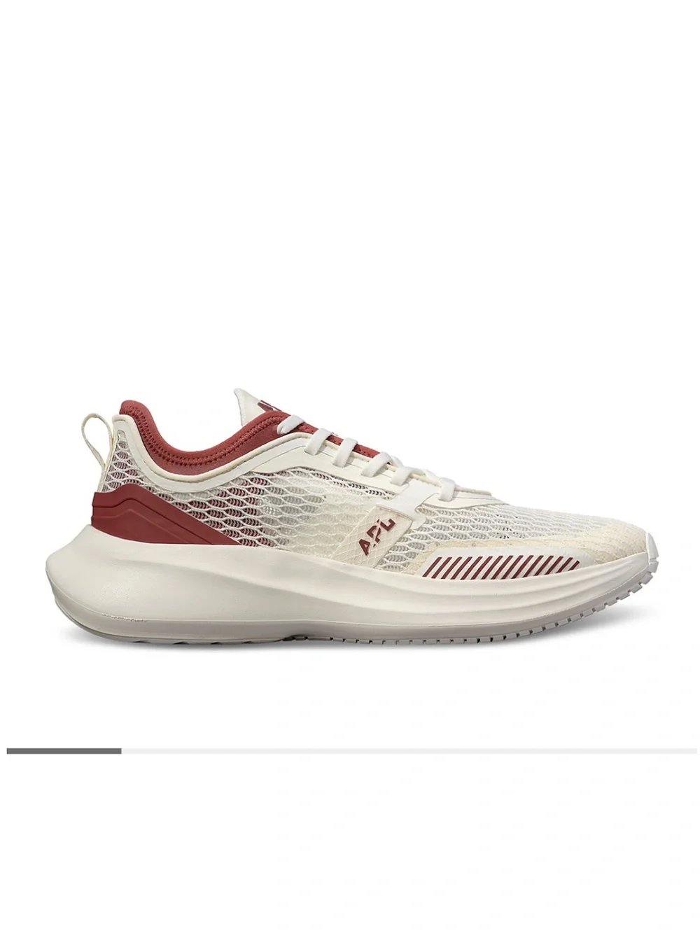 *NEW* APL Women's Euphoria Mesh Running Sneakers in Ivory/Bordeax, Size 11